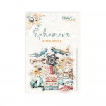 Ephemera set Travel Journal, 13 pcs (240gsm, 15x10cm paper bag)