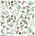 One-sided paper 30,5x30,5 cm Christmas Cheer – Christmas 29, 250 gsm, (1 sheet)