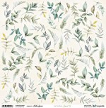 Paper 30x30 cm Leaves 12 (1 sheet)