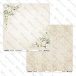 Double-sided paper 30,5x30,5 cm Simple Story 4 0102, 250 gsm, 2 designs (1 sheet)