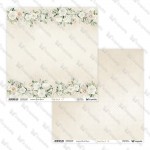 Double-sided paper 30,5x30,5 cm Simple Story 4 0708, 250 gsm, 2 designs (1 sheet)