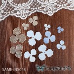Die Flowers 48 - Dia 4,5 cm/3,7 cm/2,8 cm/ 1,9 cm cm