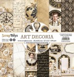 Paper Collection Set 30,5x30,5cm Art Decoria, 250 gsm (12 sheets, 12 designs, 2x6 double-sided sheets, bonus design 30,5x30,5)