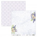 Double-sided paper 30,5x30,5cm Lavender Love - 02, 250 gsm (1 sheet)