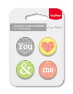 Set of embellishments You and Me 2