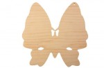 Wooden blank Butterfly 15x15cm (clr 50)