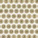 Tinsel & Company Countdown (Single sheet of 12X12 paper)